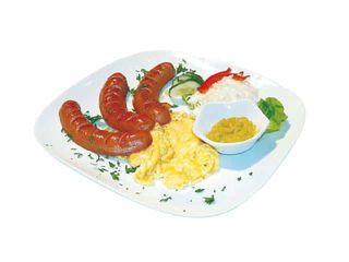 Kajgana sa kranjskom kobasicom