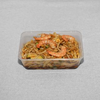 Yaki Udon con Gamberi