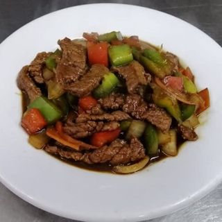 Ternera con salsa de ostras