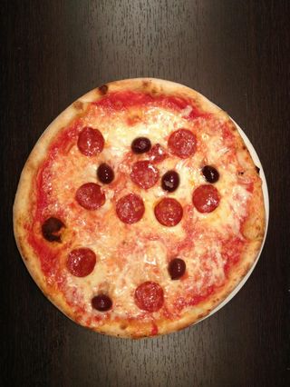 Salamino piccante e olive