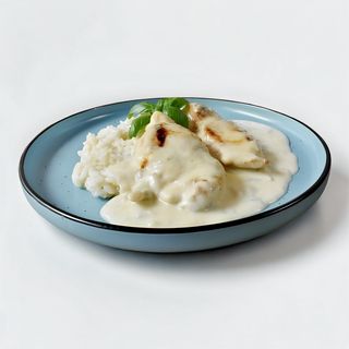 Piept de pui cu sos gorgonzola