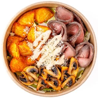 Салат з ростбіфом та картоплею 190г.