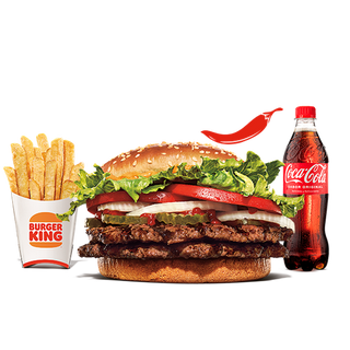 Menú Spicy Whopper® (2 carnes)