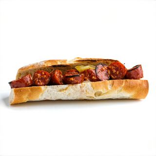 Bocadillo De Chorizo Frito