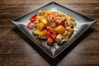 Pui chinezesc cu 4 legume