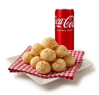 Pao de Queijo + Lattina Coca-Cola