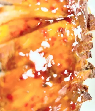 75A - Maiale arrosto con salsa cinese agropiccante