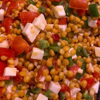 Ensalada de lentejas (vinagreta de mostaza)  1 Ración  250gr