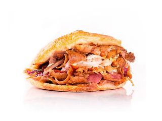 Shawarma Solo Carne Con Salsa