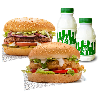 БУРГЕРИ ЗА ДВАМА