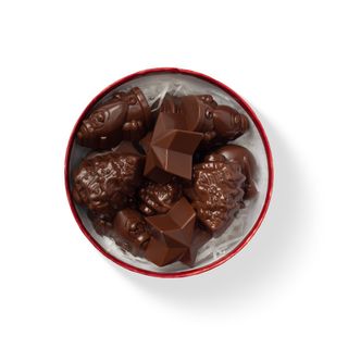 Bola de Natal de Chocolate Negro - Grande