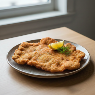 Snitel de porc pane sau parizian