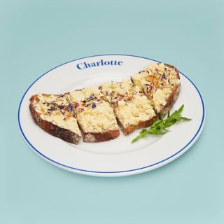 Tartine Pâtes aux œufs