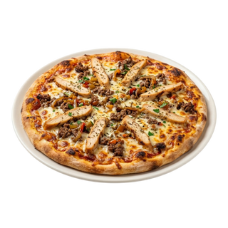 Pizza Mixta Pollo Y Carne