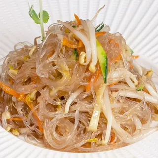 Spaghetti di soia verdure