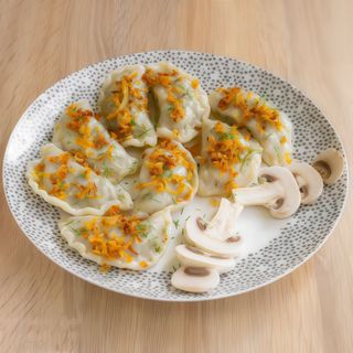Pierogi z ziemniakami i borowikami
