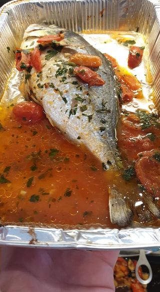 Pesce spada in umido - 1 porzione