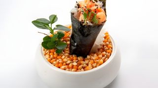 Temaki Spicy Salmon