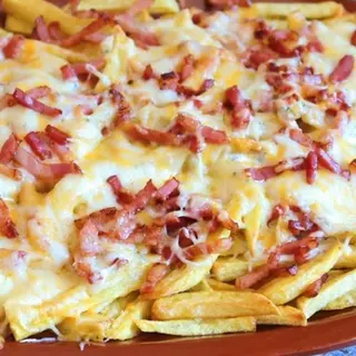 Patatas queso  Roquefort-Bacon