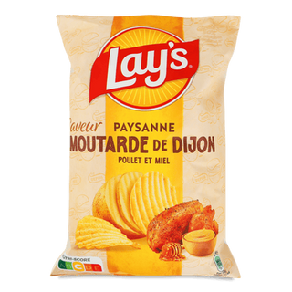 Чипси Lay's Paysanne зі смаком курки, діжонської гірчиці та меду (120г)