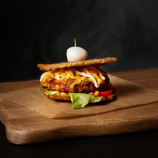 Patacón Burger De Cerdo