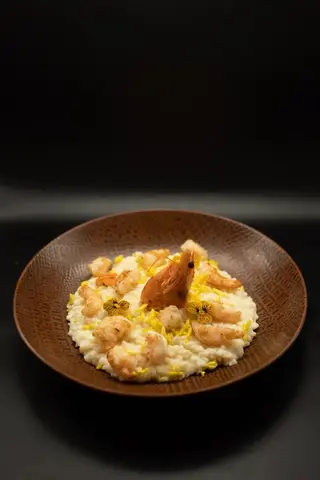 Risotto cu creveti si lamaie