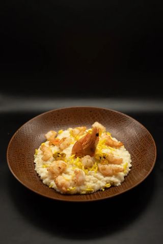 Risotto cu creveti si lamaie