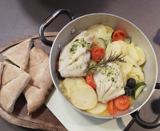 Fileti bijele ribe u padeli