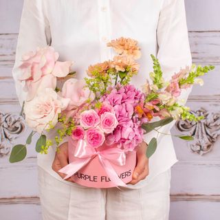 Cutie cu flori "O zi insorita!"