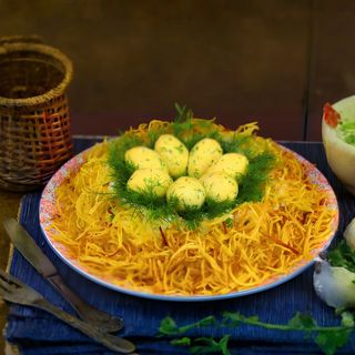 Салат "Гнездо глухаря"