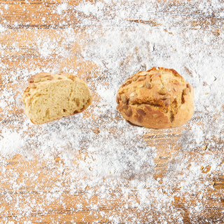 Panecillo de calabaza y yogurt