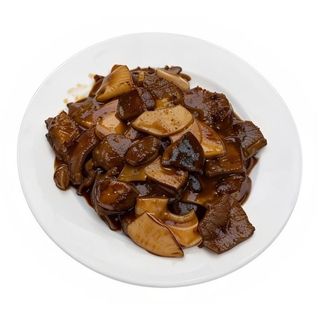 Cerdo Con Bambú Y Champiñón