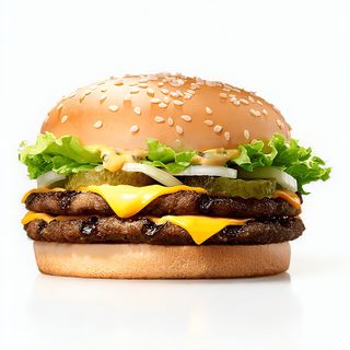 Двоен Телешки Чийзбургер