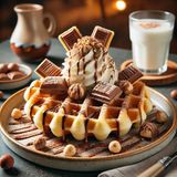 Waffle speciale Twix