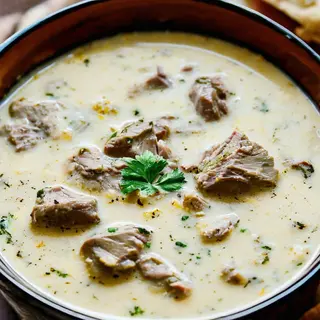 White Soup + Beef
