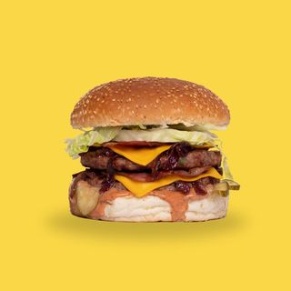 Double Čudesa burger