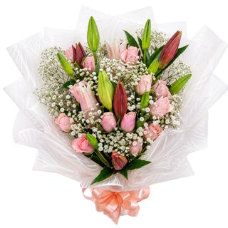 Graceful Pink Lily