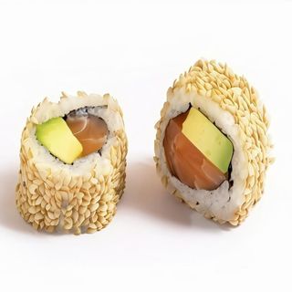 California Rolls De Salmón Con Aguacate Y Sésamo (8 Pzs.)