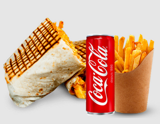 Menu Tacos Chicken + Fries + Drink