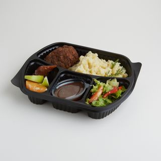 ლანჩი პიურე და კოტლეტი