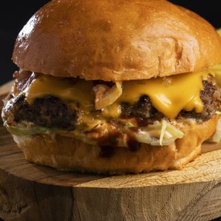 Hamburguesa doble ternera Pizza Plan