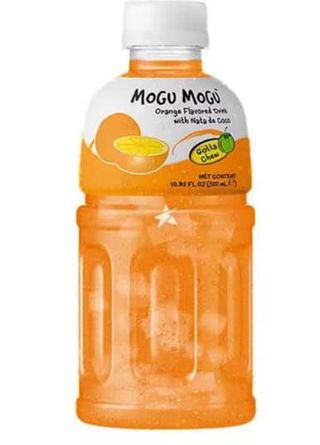 Mogu mogu Orange juice 25% with nata de coco
