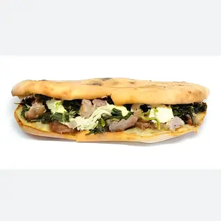 Panuozzo provola salsiccia e friarielli