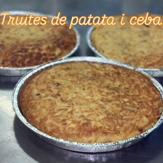Tortilla de patatas y cebolla "2 personas"