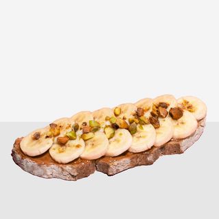 Tostada nutelina y  plátano