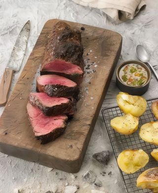 Solomillo de buey a la brasa