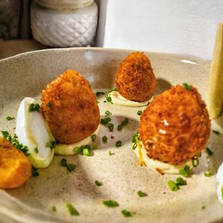 Coxinha de frango com cream Cheese