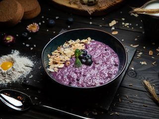 Чорнична вівсянка на кокосових вершках (370г)