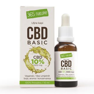 CBD basic ulje 10% 10 ml 365 nature