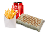 Tacos Viande Hachée + Frites + Salade Coleslaw + Soda 25cl